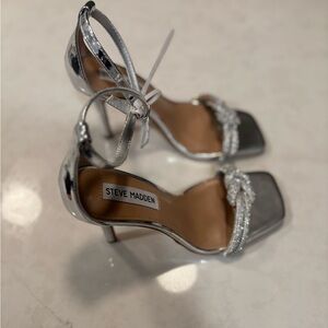 Steve Madden Silver Women's Heels
